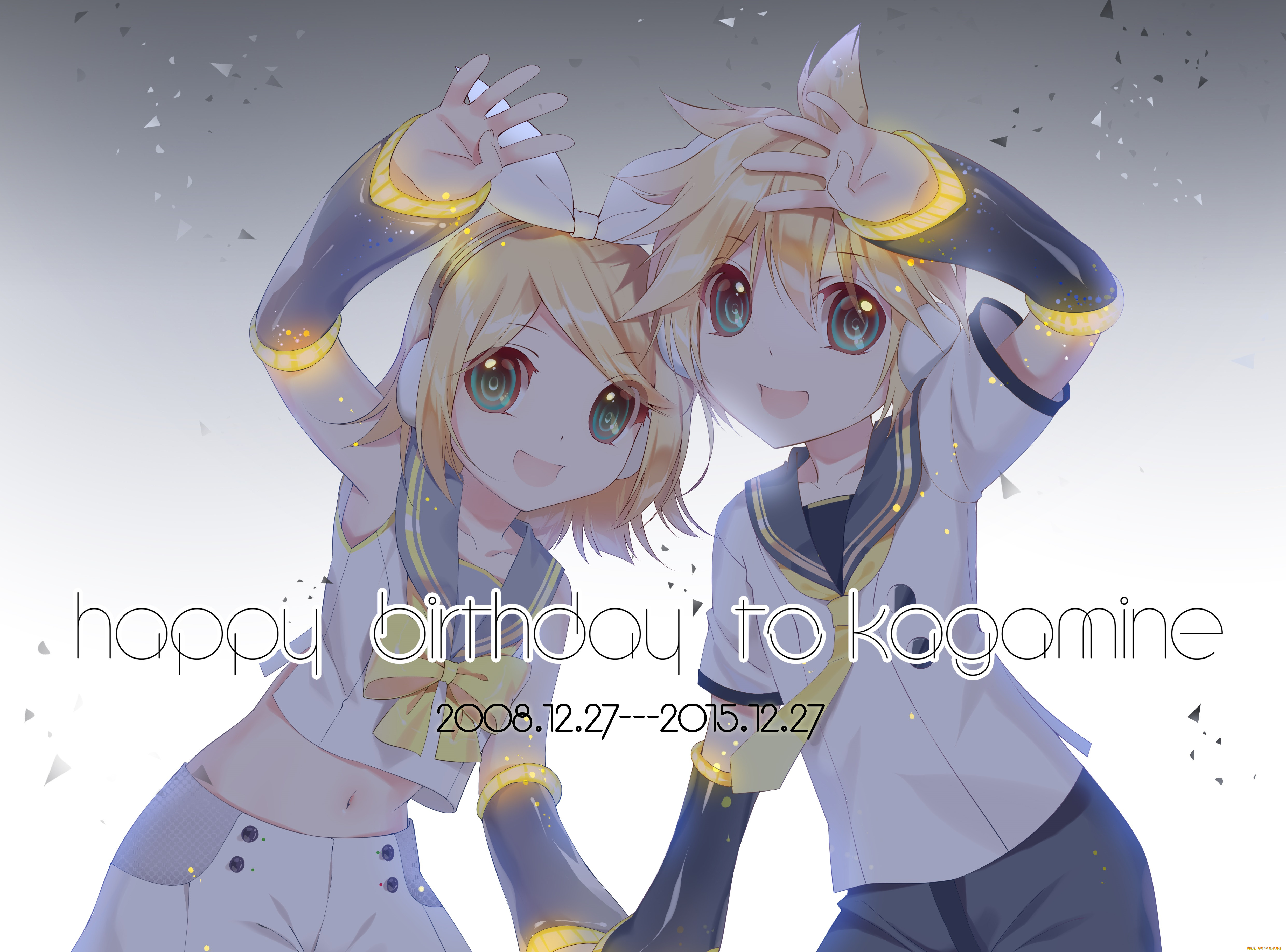 , vocaloid, kagamine, mirrors